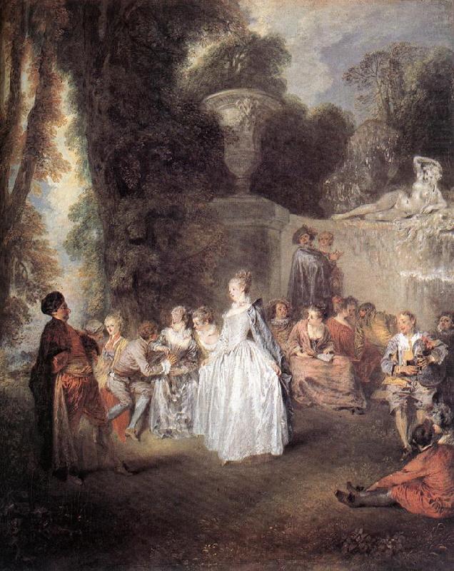 WATTEAU, Antoine Ftes Vnitiennes china oil painting image